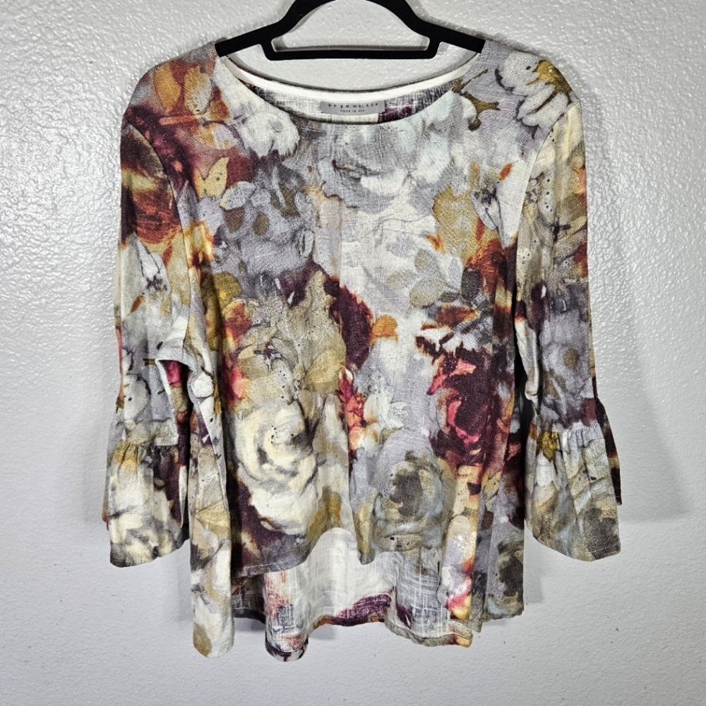 Bryn Walker Linen Pullover Size M